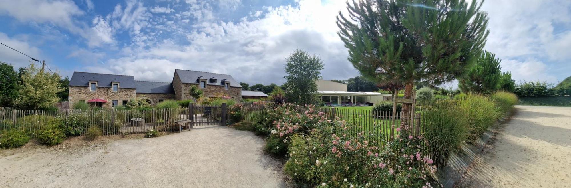 Les Gites Du Haut Pin Calorguen Exterior foto